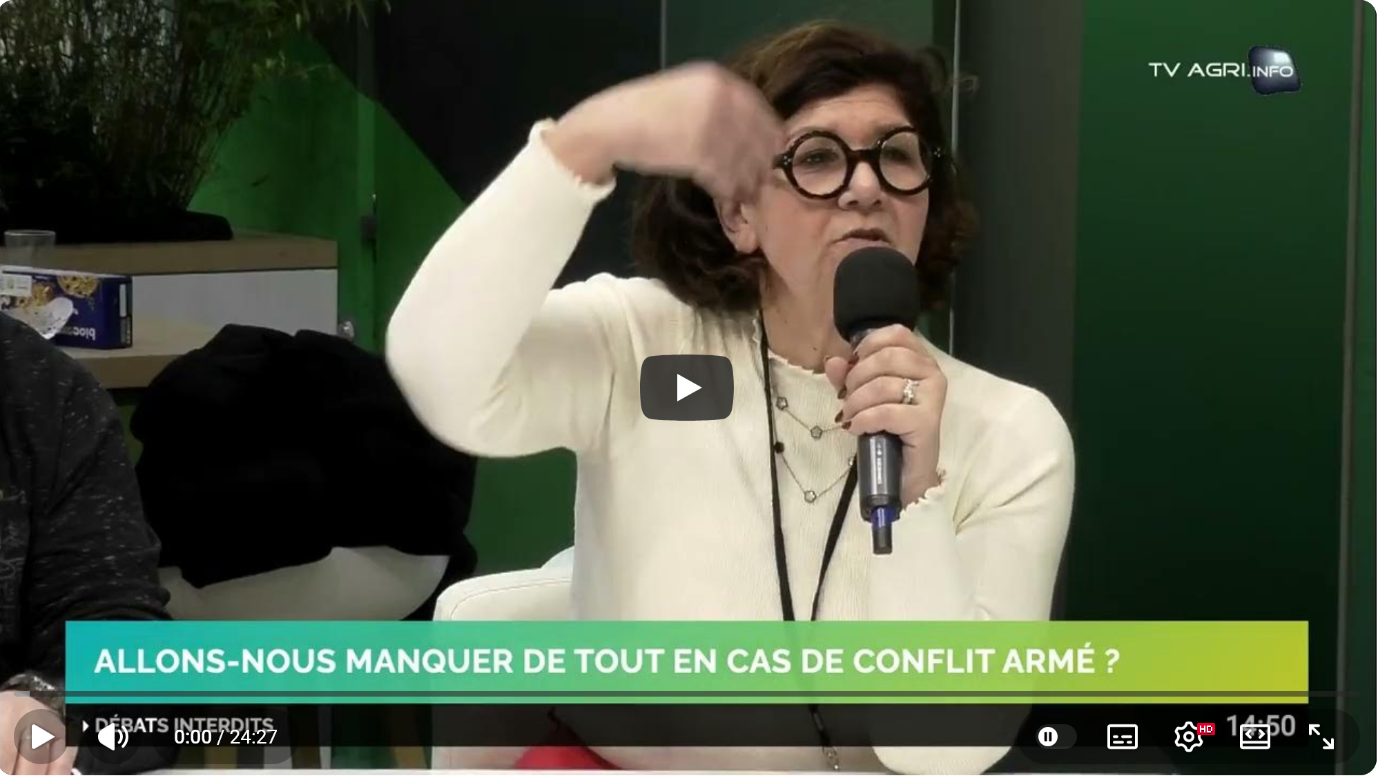 Sandrine Doppler interviewée par TV Agri sur les attentes des consommateurs