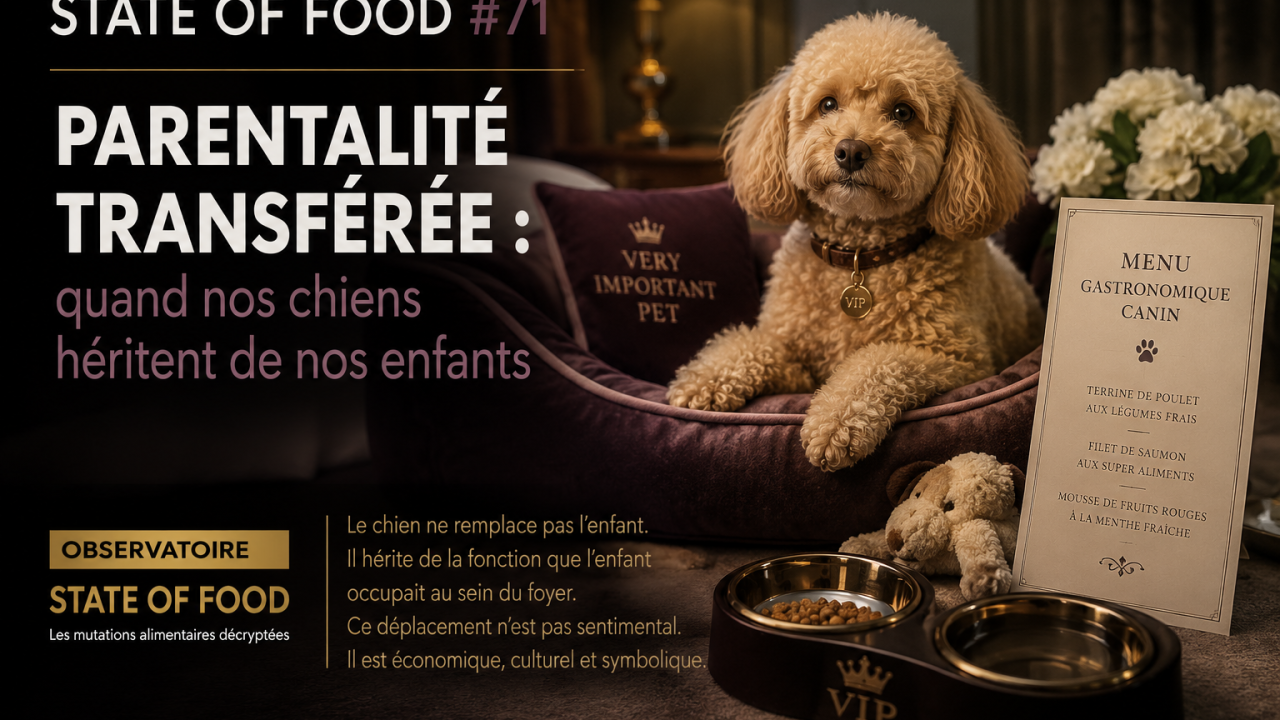 STATE OF FOOD #71 PARENTALITE TRANSFEREE : QUAND NOS CHIENS HERITENT DE NOS ENFANTS