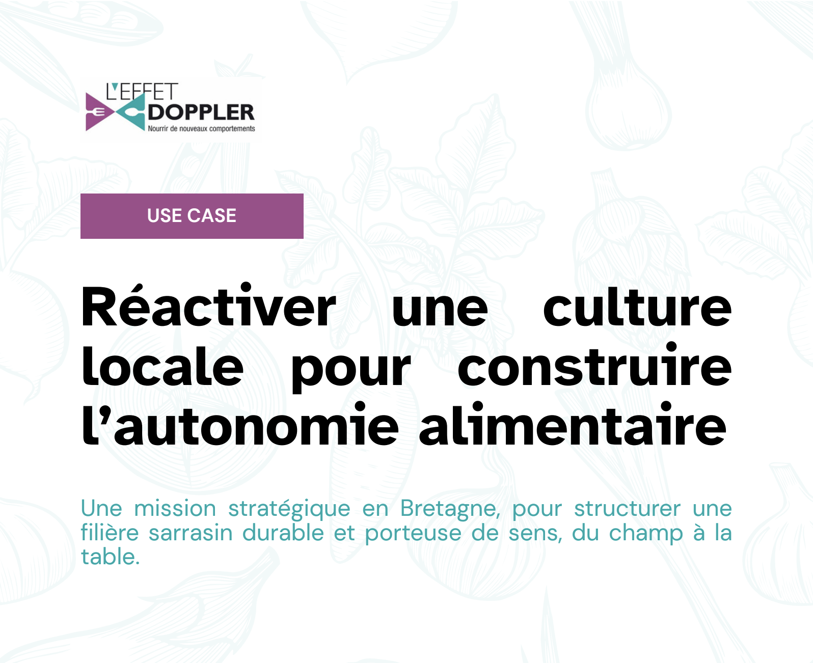 Réactiver une culture locale pour construire l’autonomie alimentaire