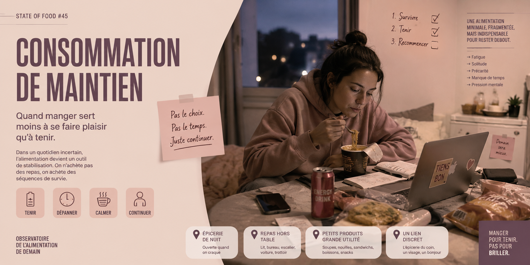 CONSOMMATION DE MAINTIEN